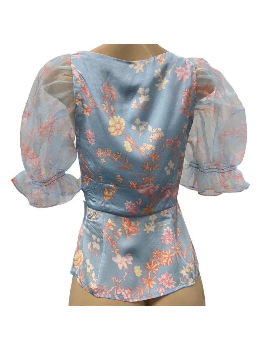NWT $128 French Connection Diana Drape Top - Picture 6 of 7